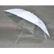 Parasolka srebrno-biała 110cm