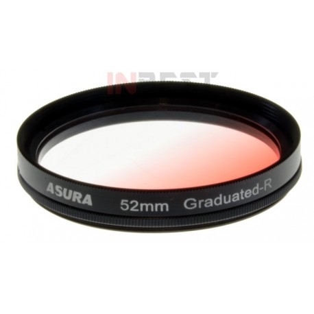 Filtr połówkowy czerwony 52mm ASURA